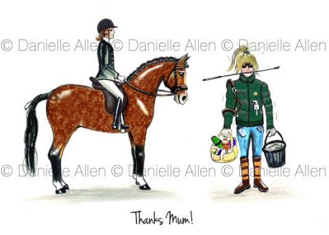 Thanks Mum<br>Choose Horse Colour